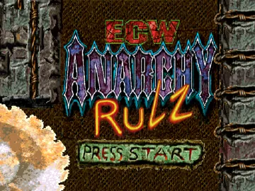 ECW Anarchy Rulz (US) screen shot title